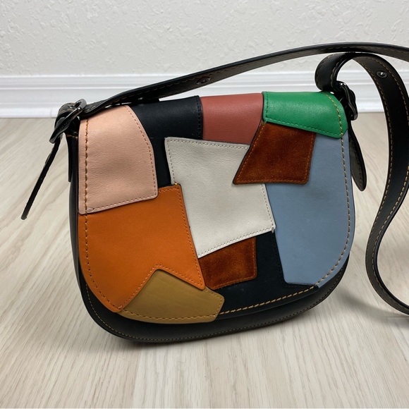Coach Handbags - Coach‎ Patchwork Saddle Bag 23 Crossbody Purse